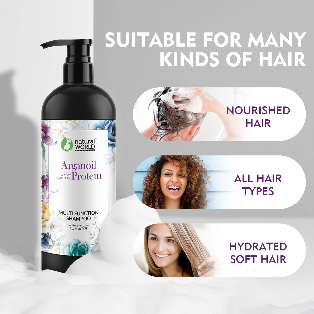 Multi function shampoo