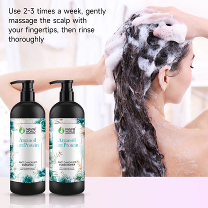 Anti dandruff shampoo and conditioner