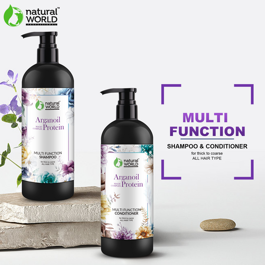 Multi function shampoo and conditioner