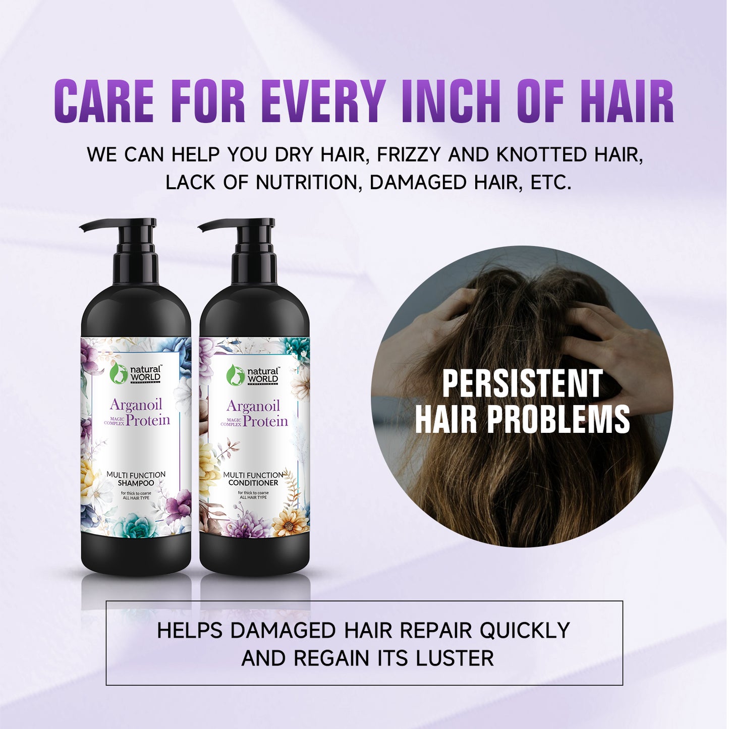 Multi function shampoo and conditioner
