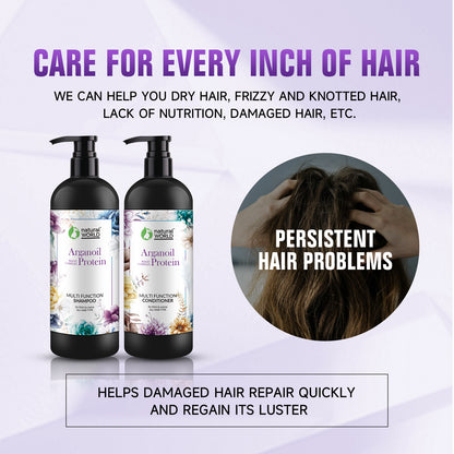 Multi function shampoo and conditioner