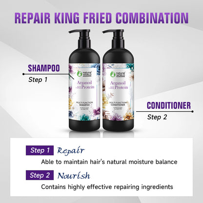 Multi function shampoo and conditioner