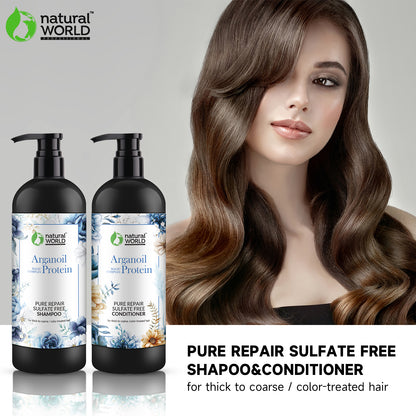 Pure repair sulfate free shampoo and conditioner