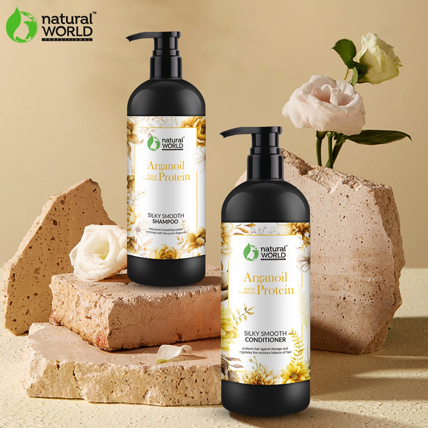 Silky smooth shampoo and conditioner